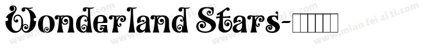 Wonderland Stars字体转换